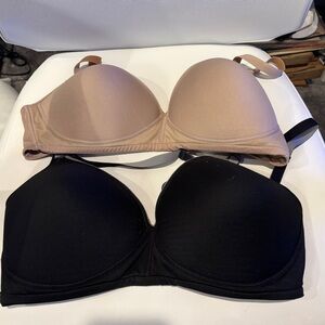 Calvin Klein Black and Tan Bras